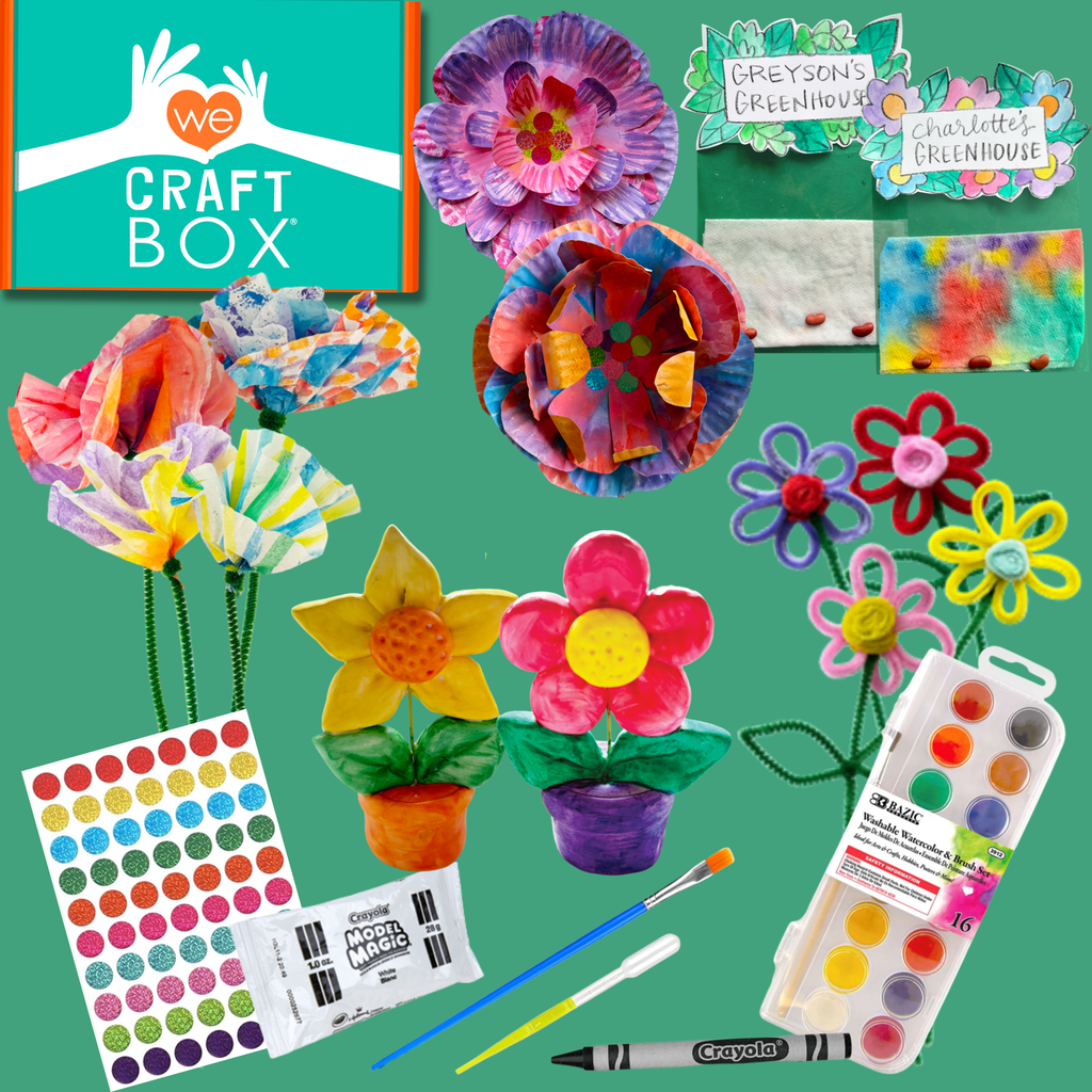 Great Flower Garden Craft Box For Kids – Blooming Garden Crafts & Activities (Ages 3-9