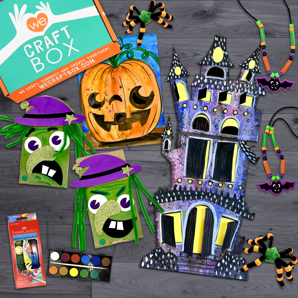 Bats in the Attic Craft Box for Kids | Halloween Arts & Crafts Kit for Ages 3–9