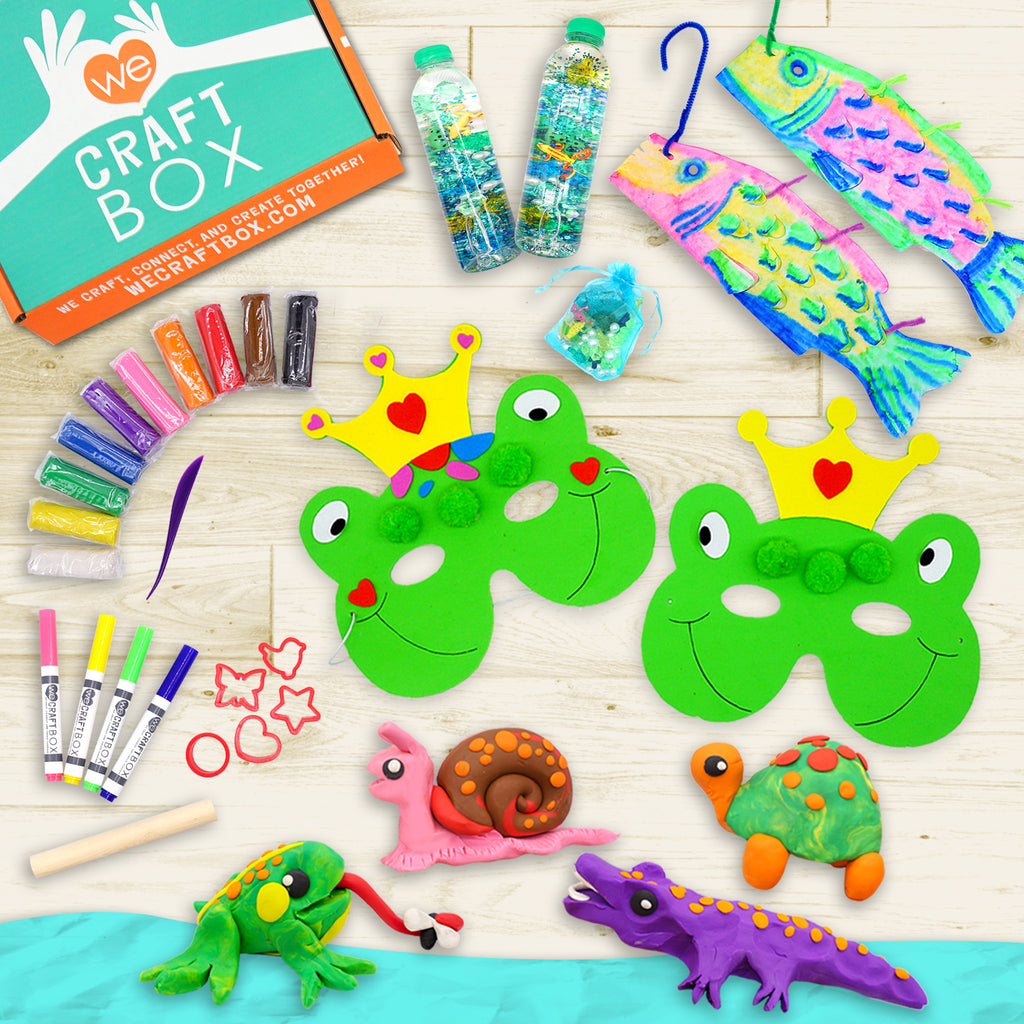 King of the Pond Craft Box for Kids – all materials and craft supplies included