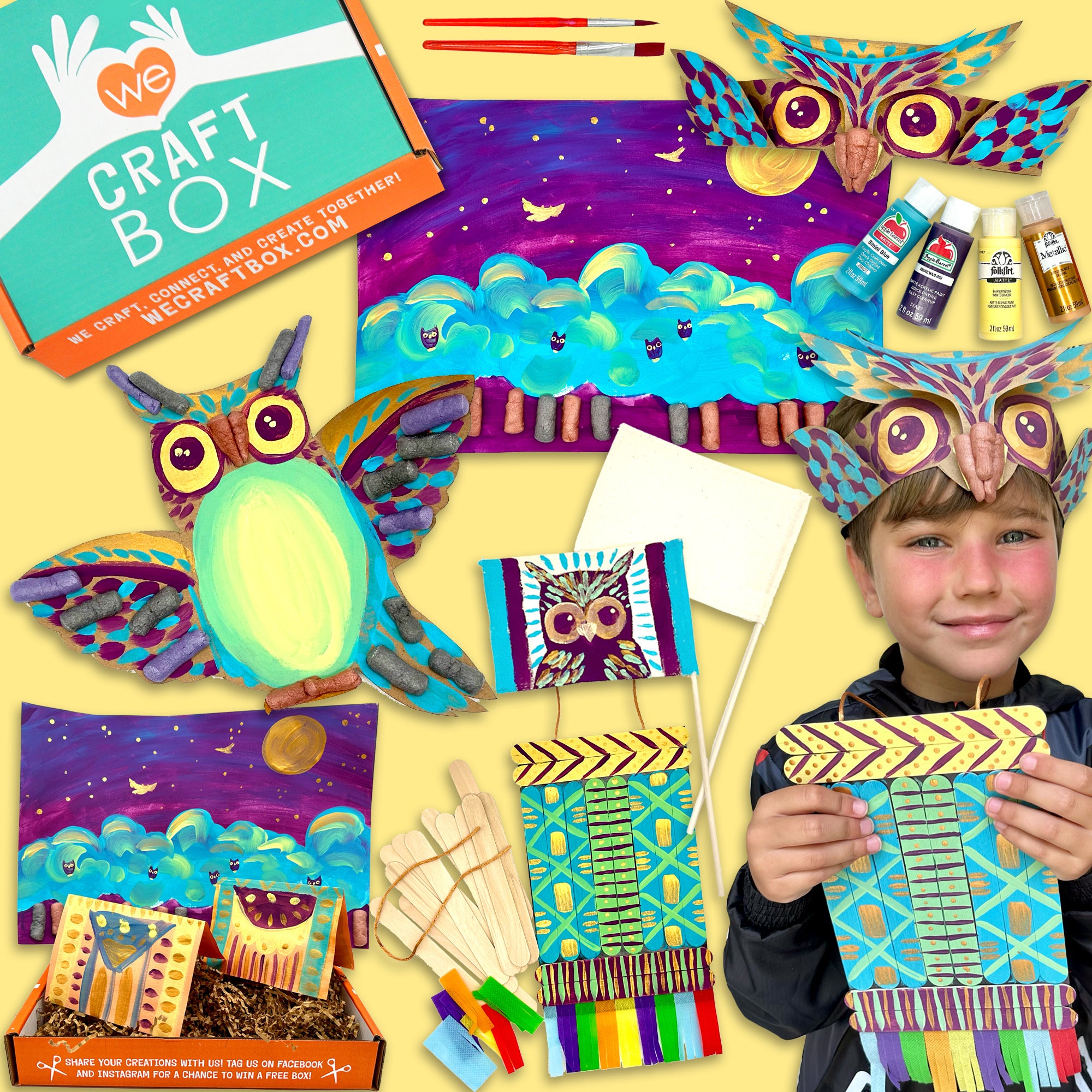 Owl Wilderness - Nature & Wildlife Crafts – We Craft Box